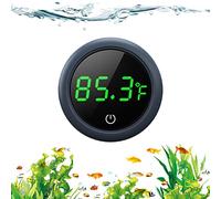PAIZOO Fish Tank Digital Thermometer Accurate LED Display to ±0.9°F Tank Thermometer Aquarium Temperature Measurement Suitable for Fish, Axolotl, Turtle or Aquatic