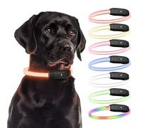PAJ GPS - PAJ LIGHT - Brightly glowing light collar for dogs & cats - Adjustable length 20-70cm - 100% waterproof - 7 modes