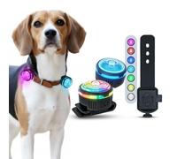 PAJ Light Mini - 2 Ultra-Bright LEDs - Flexible Fit for Collars & Harnesses - Ideal for Small & Medium Dogs and Cats - 100% Waterproof - 7 Colors - High Visibility Safety for Night Use
