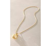 Paja Spiral Crest Necklace by Pajarolimon at Free People in Gold/Natural Shell - female