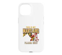 Pajama Maryland This Is My Maryland State Pride Case for iPhone 15
