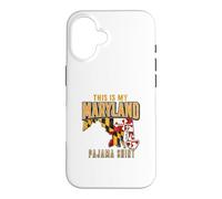 Pajama Maryland This Is My Maryland State Pride Case for iPhone 16