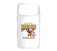 Pajama Maryland This Is My Maryland State Pride Case for iPhone 17 Pro Max