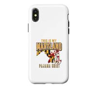 Pajama Maryland This Is My Maryland State Pride Case for iPhone X/XS