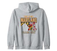 Pajama Maryland This Is My Maryland State Pride Zip Hoodie