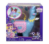 Polly Pocket Pajama Party Llama Party Large Compact, 25+ Surprises (includes 2 Micro Dolls), Outdoor Glamping/Sleepover Theme, Pop & Swap Feature,