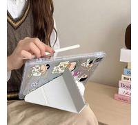 (Pajama Shin-chan, iPad iPad (A16)) Crayon Shin-chan Y Folding Transparent Case for iPad Air 4/5 Protective Case Apple Tablet Case 2024 Pro 10th