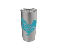 Pajamas, Boots & Chickens. Farmhouse, Birds, Nature, Home Stainless Steel Insulated Tumbler