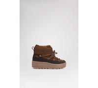 Pajar Galaxy Mini Suede Women's Pull On Boots Chestnut/Brown NEW