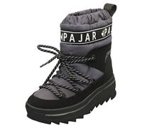 Women's Pajar Womens Galaxy Pull On Waterproof Snow Boot - Black/Grey - Size: 7