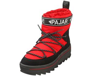 Pajar Galaxy Waterproof Womens Fashion Boots in Red Black - 6 UK