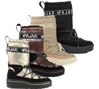 Pajar Womens Galaxy High Pull On Zip Up Waterproof Warm Winter Snow Boots Black 6 UK