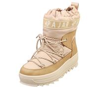 Women's Pajar Womens Galaxy Pull On Waterproof Snow Boot - Cream/Brown - Size: 8