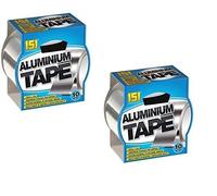 PAJEE™ 2 x 151 ADHESIVE ALUMINIUM FOIL TAPE EXHAUST PIPE PANEL REPAIRS 48MM x 10METRES PAJEE™