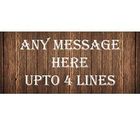 Pajo Personalised Insert 560x250mm. Replacement insert for the heavy duty Door Mat. Premium Quality. Customised with Message of your choice. REPLACEABLE INSERT OPTION ONLY. (Wood Insert)