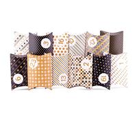 pajoma Advent Calendar Pillow 24 Boxes to Fill with Stickers Gold