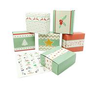 pajoma DIY advent calendar, 1 x 24 boxes to fill, includes number stickers