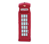 pajoma London Telephone Box Money Box L 7.4 x W 7.2 H 21.5 cm