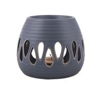 pajoma Simlpe Ceramic Oil Burner Height 8 cm Blue