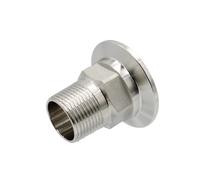 PAJPXPCD 1-1/2" BSPT Male thread 304 Stainless steel 2" Tri Clamp hexagonal adaptor TC Tri clamp Male parts