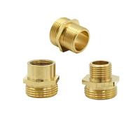 PAJPXPCD 1pcs Brass G1/2 G3/4 Male Female to M30 Thread Connector Reducing Copper Fittings for Cleaning Machine Kitchen Bathroom(B)