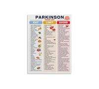 PAJPXPCD Brain Boosting Foods Guide Metal Sign Healthy Nutrition Chart for Cognitive Support Kitchen Office Educational Wall-Art 8 X 12 in