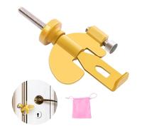 PAJWITHL Portable Door Lock - Suitable for Travel Hotels, Homes,College Apartments with Increase Security, Adjustable, Easy to Install (Yellow)