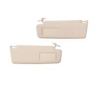 PAKAGVTTB Sunvisor Car Interior Sunvisor For VW For Tiguan 2009-2015 With Mirror With Lamp Front Sun Visor Shade Accessories Sunshade(Beige Left and Right)