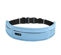 PAKESI Multi Functional Running Sports Belt Waist Bag, can Hold Curved Water Bottle, Does not Shake, Invisible Breathable Waterproof, can Store Mobile Phone Belt Waist Bag