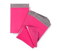 Pakico | 20 XL Packaging Bags 50 x 60 cm | Pink Opaque Mailing Mixed Size Postal Parce Large Shipping Messenger Bag