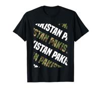 Pakistan Camo Pattern Green Camouflage T-Shirt