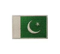 Pakistan Country Flag Logo Patch Embroidered Applique Pakistan Country Flag Patch Iron On Patch Sew On Patch Emblem