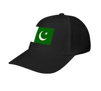 Pakistan Flag Baseball Cap,Summer Adjustable Classic Low Profile Hat for Men Women,The Ultimate Accessory for Activies Black