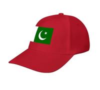 Pakistan Flag Baseball Cap,Summer Adjustable Classic Low Profile Hat for Men Women,The Ultimate Accessory for Activies Red