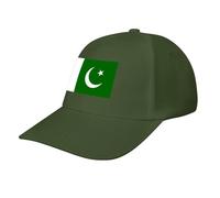 Pakistan Flag Baseball Cap,Summer Adjustable Classic Low Profile Hat for Men Women,The Ultimate Accessory for Activies Army Green