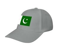 Pakistan Flag Baseball Cap,Summer Adjustable Classic Low Profile Hat for Men Women,The Ultimate Accessory for Activies Gray