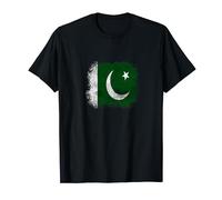 Pakistan Flag Pakistani Cricket Cricketers Pakistanis Retro T-Shirt