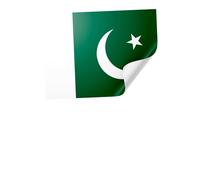 Pakistan Flag Stickers - 20 Pack | 8x5cm Paper Stickers with Peel & Stick Backing | Durable, Vibrant, Easy to Apply | Pakistani Flag Decals for Laptops, Cars, Gifts & Events