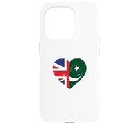 Pakistani heritage UK Pakistan British Flag Pakistani Flag Case for iPhone 15 Pro