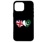 Pakistani heritage UK Pakistan British Flag Pakistani Flag Case for iPhone 16 Pro Max