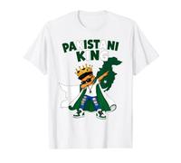 Pakistani King Pakistan Flag Dabbing Boy Heritage Pride Value Graphic T-Shirt, Men, White, XL