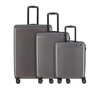Paklite Sienna 4 wheels Suitcase set 3-piece gray