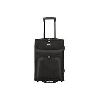 paklite soft shell cabin suitcase with 2 wheels, small suitcase, ORLANDO, classic carry on cabin trolley in timeless design, 53 cm, 37 liters