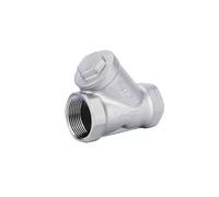 PAKMEZ 1/4" BSP Female Inline Y Mesh Strainer Threads Filter SS304 Stainless Steel filter valve