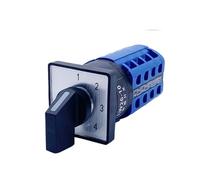 PAKMEZ 1-4 Positions Change-over Selector 4-section LW26-10/4 Multi-channel Selection Power Combination 10A Rotary Cam Switch