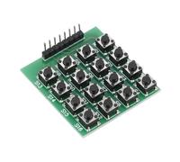 PAKMEZ 1 PCS 4X4 Matrix Keyboard, Switch, 16 Keys, Single-chip Computer External Expansion Keyboard Module