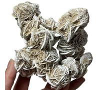 PAKMEZ Stone Desert Rose Stone Cluster, Quartz Crystal Cluster, MineralStone(Size:210-300g)