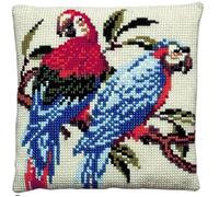 Pako Macaw Cushion Front Chunky Cross Stitch Kit
