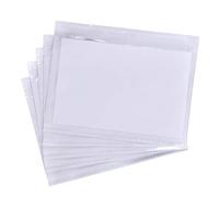 Pakomat Transparent Delivery Note Pockets 12 x 17 cm DIN C6 20 pcs Self-Adhesive Paper Bags Document Wallets Bill Pockets for Delivery Notes Compliant Papers Documents Bills Warranty Cards