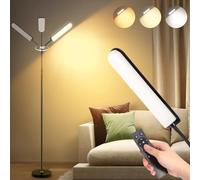 Paktonvo Floor lamp,17w Floor Lamps for Living Room,1700LM Super Bright Standing Lamp with Timer,Stepless Adjustable 2700-6500K and Dimmer,Remote and Touch Control Gooseneck Floor Lamp for Bedroom
